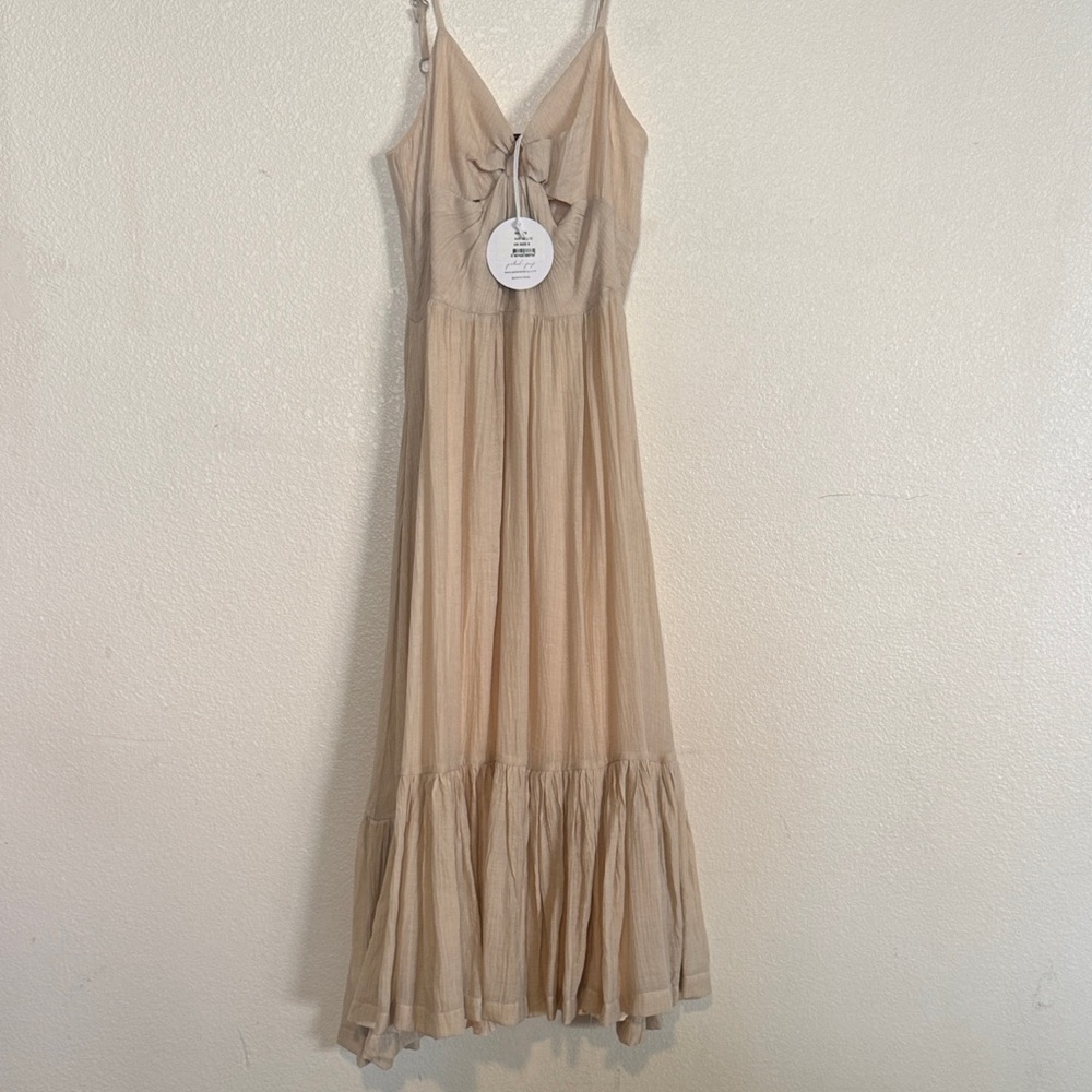 Petal & Pup Elegant Cream Dress NWT